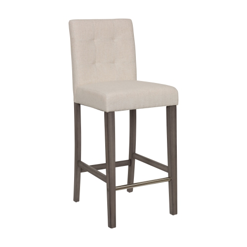 Tabouret de bar en tissu Leila