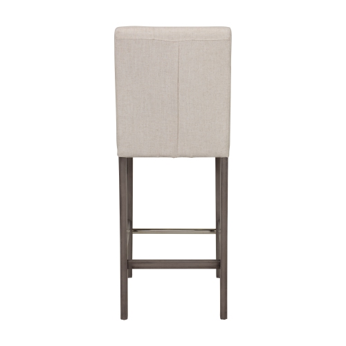 Tabouret de bar en tissu Leila