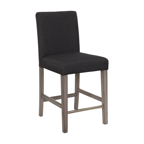 CorLiving DAD-614-B Laura Fabric Counter Height Barstool