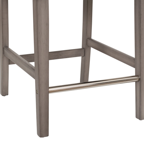 CorLiving DAD-614-B Laura Fabric Counter Height Barstool