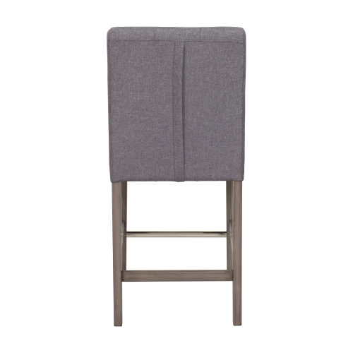 CorLiving DAD-434-B Leila Fabric Counter Height Barstool