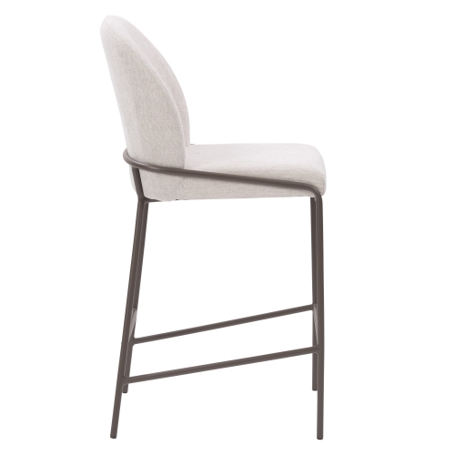 CorLiving Blakeley Light Grey Counter Height Barstool