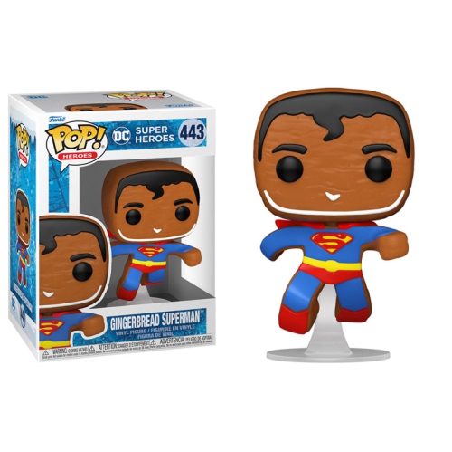 Funko Pop! Heroes DC Heroes Vinyl Figure Gingerbread Superman #443
