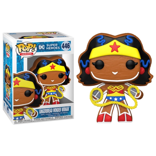 FUNKO  Pop Heroes Dc Heroes Vinyl Figure Gingerbread Wonder Woman #446 (Sale)