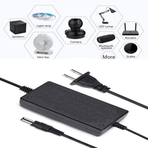 12V 3A Laptop Replacement Adapter Battery Charger Power Supply AC to DC Adapter For LED Strip Light CCTV