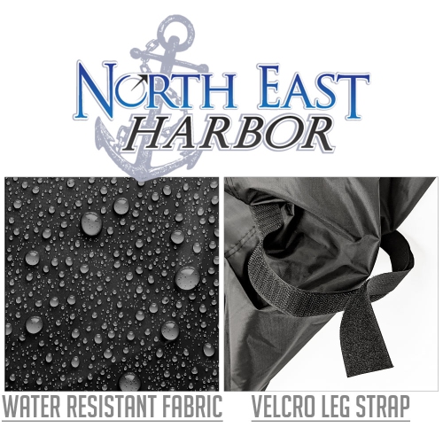 Outdoor Smoker Grill Cover - 20"L x 17"W x 31"H - Electric, Propane, Pellet, or Charcoal BBQ Smoker Cover - Sunray Protected, and Weather Resistant