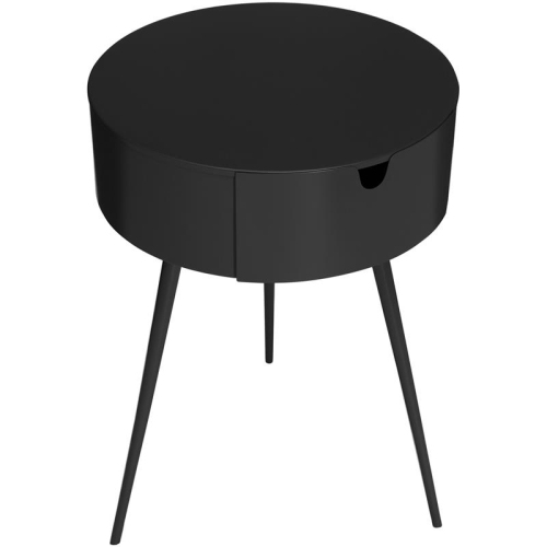 Meridian Furniture Bali Black Metal Nightstand