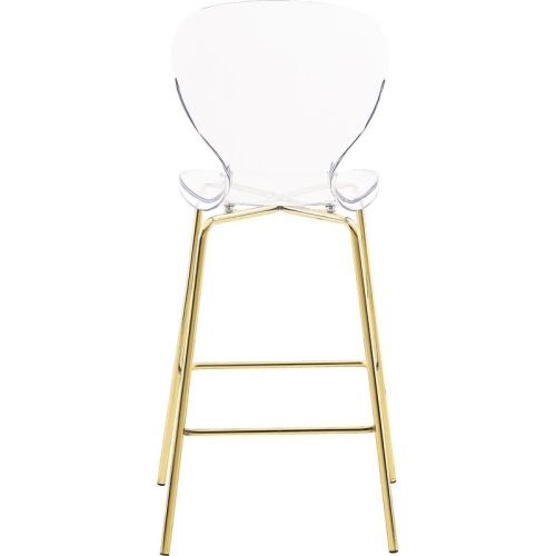 Meridian Furniture Clarion 27.5"H Counter Stool in Gold