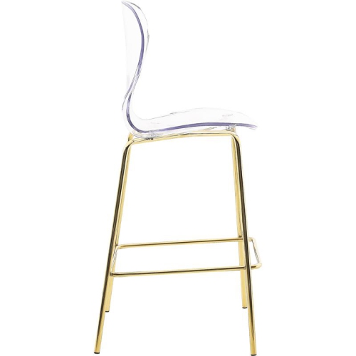 Meridian Furniture Clarion 27.5"H Counter Stool in Gold