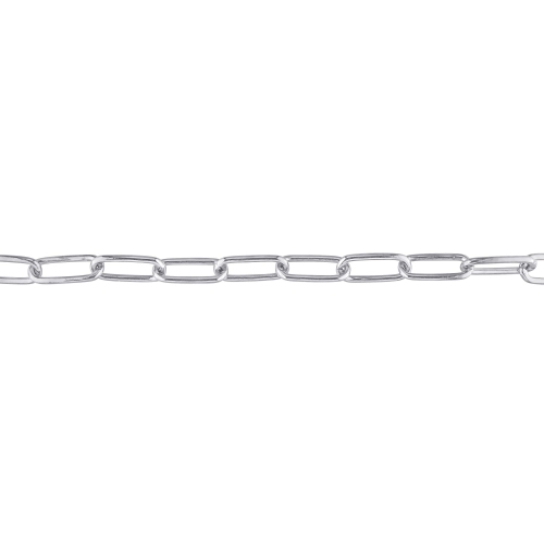 Amour Paperclip Chain Bracelet Silver