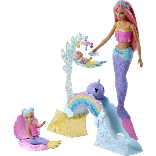 Barbie Dreamtopia Mermaid Nursery Playset with Barbie Mermaid Doll,