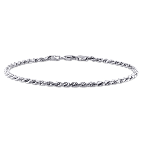 Amour Rope Chain Bracelet Silver