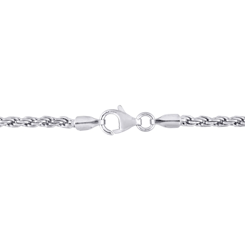 Amour Rope Chain Bracelet Silver