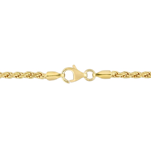 Amour Rope Chain Bracelet Yellow Silver