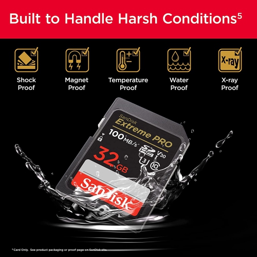 SanDisk 32GB Extreme PRO SDHC Memory Card -