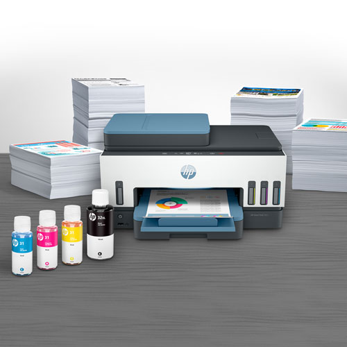 HP Smart Tank 7602 Wireless All-In-One Supertank Inkjet Printer - Up to 2 Years of Ink Included*