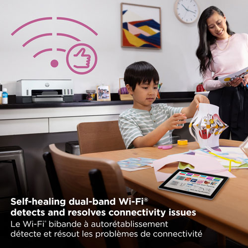 Imprimante à jet d'encre tout-en-un sans fil Supertank Smart Tank 6001 de HP - Jusqu'à 2 ans d'encre inclus*