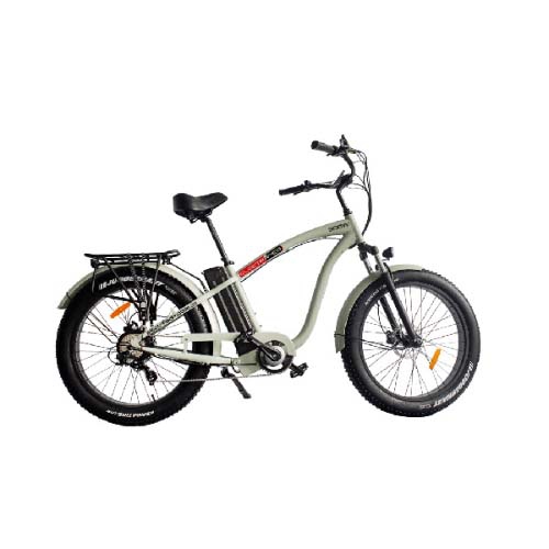 EM-Crusier eBike – Cruise in Comfort! This Fat Tire Electric Bike is Great for Cruising the Streets, Beach or Trails Includes Industry Leading Long-R