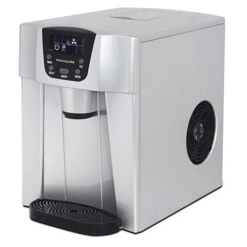Machine à glaçons Frigidaire compacte et distributeur d'eau - Argent
