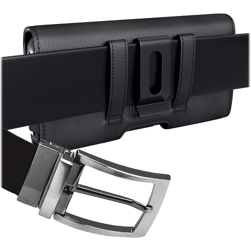 SaharaCase - Holster Case for Apple iPhone 14 Pro Max, iPhone 14 Plus, 13 Pro Max, iPhone 12 Pro Max - Black