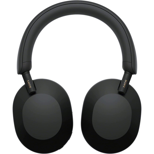 Casque d'écoute sans fil à suppression du bruit WH-1000XM5 de Sony avec commande vocale Alexa, noir, boîte ouverte