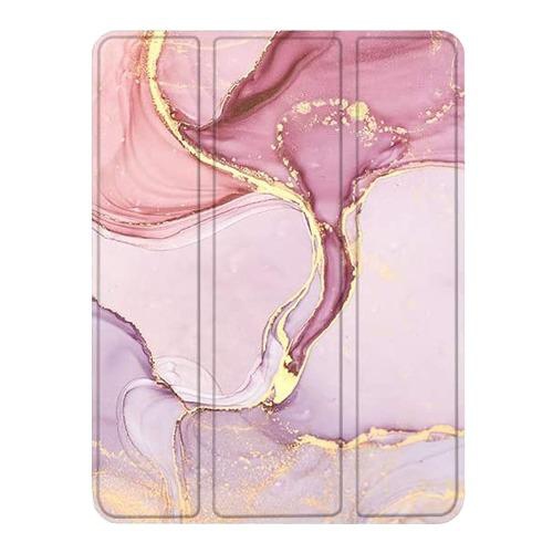 SaharaCase - Marble Series Folio Case for Apple iPad Pro 12.9" (4th,5th, and 6th Gen 2020-2022) - Pink