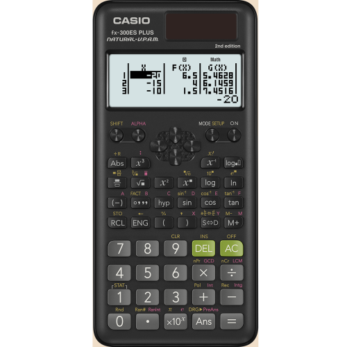 CASIO  Standard Scientific Calculator - - (Fx-300Espls2-S-Ct) In Black