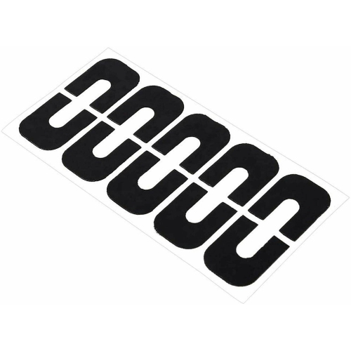 ISTAR 10pcs U-shape Nail Protector Stickers Portable Spill-resistant Peel Off Tape Painting Finger Nail Form Cover Guide Sticker