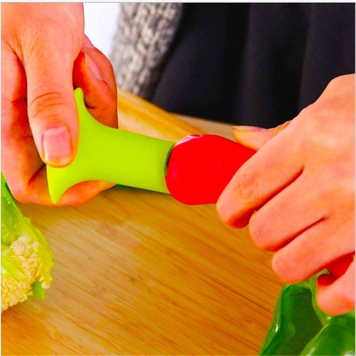2 in 1 Vegetable Seed Remover Pepper Chilli Tomato Cutter Corer Slicer Creative Pepper Corer Slicer Corer Slicer Tool