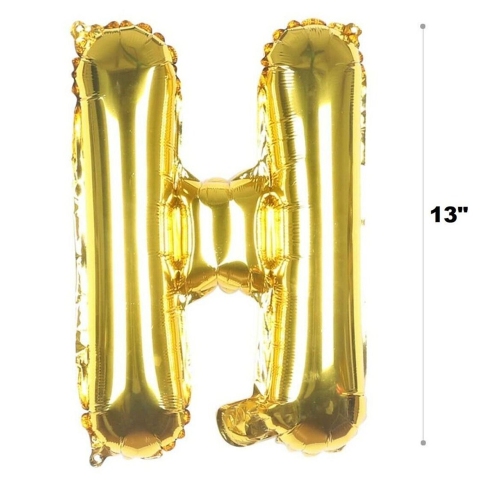 Gold Hanging Happy Birthday Balloons Banner for Party Decorations
