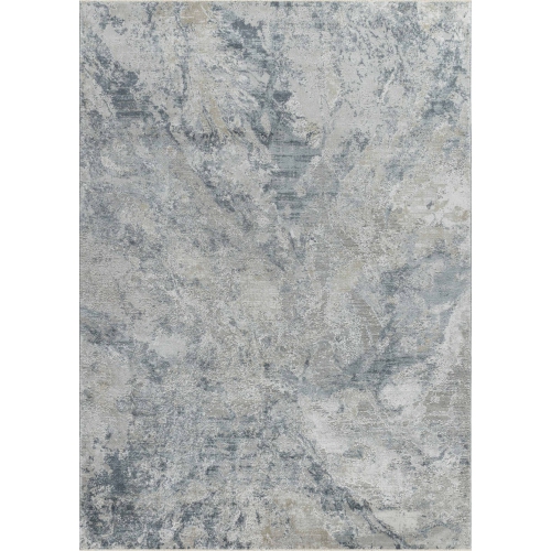 RUG BRANCH  Arden Contemporary Abstract Blue/grey Area Rug