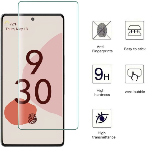 [2 PACK] Google Pixel 6 Screen Protector Tempered Glass Screen Protector Guard - Case Friendly