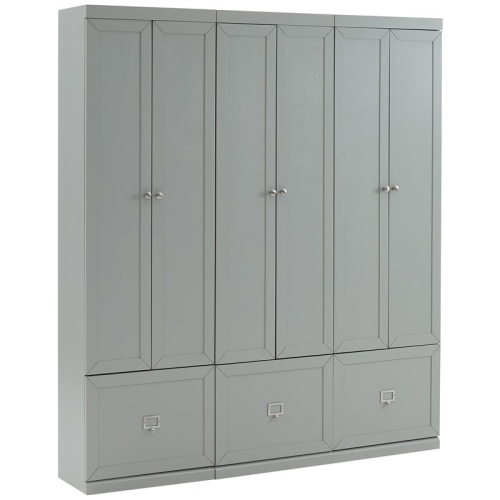 CROSLEY FURNITURE  Harper Modern Wooden Pantry Closet In (Set Of 3) In Gray Great quality