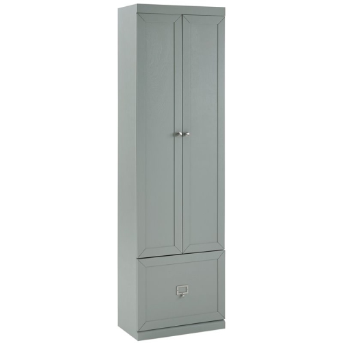 CROSLEY FURNITURE  Harper Modern Wooden Pantry Closet In In Gray