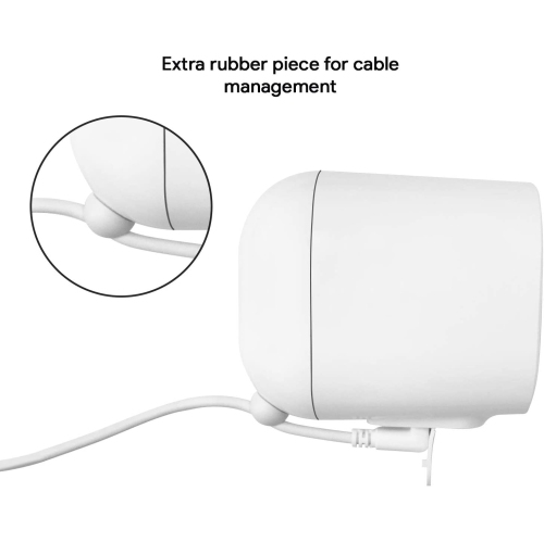 Wasserstein Solar Panel with 13ft Cable for Arlo Essential Spotlight/XL Spotlight Camera Only - Power Your Arlo Camera Continuously