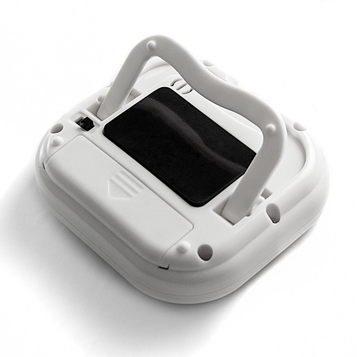 Biltek Digital Kitchen Timer Big Digits Loud Alarm Magnetic Backing Stand White