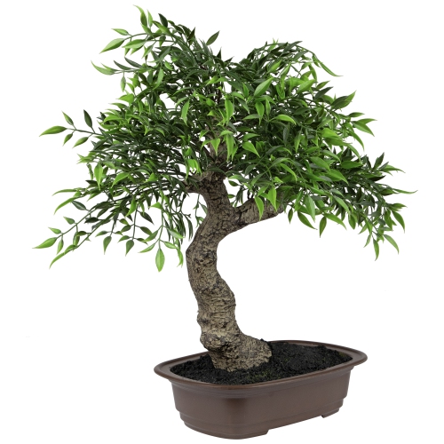 Mini Bonsai Artificial Tree in a Pot - 18"