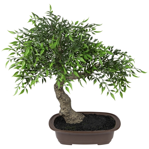 Mini Bonsai Artificial Tree in a Pot - 18"