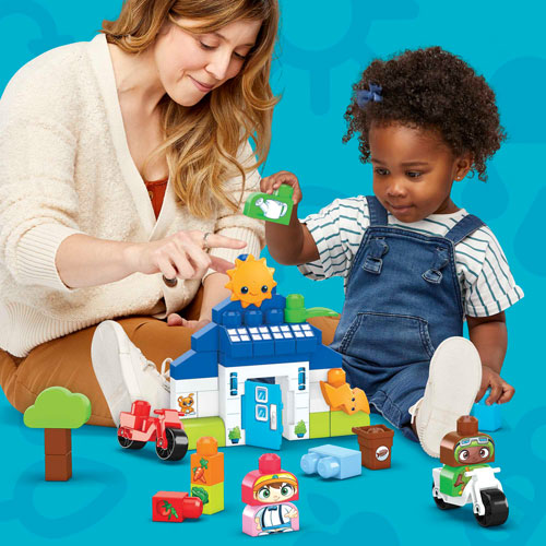 Mattel Mega Bloks Green Town: Build & Learn Eco House Playset