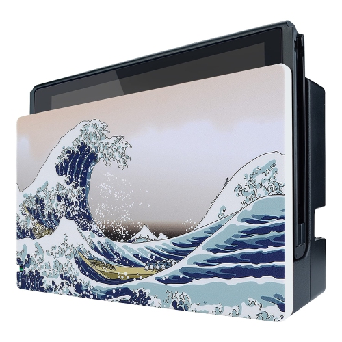 PlayVital The Great Wave Patterned Custom Protective Case for Nintendo Switch Charging Dock, Dust Anti Scratch Dust Hard Cov