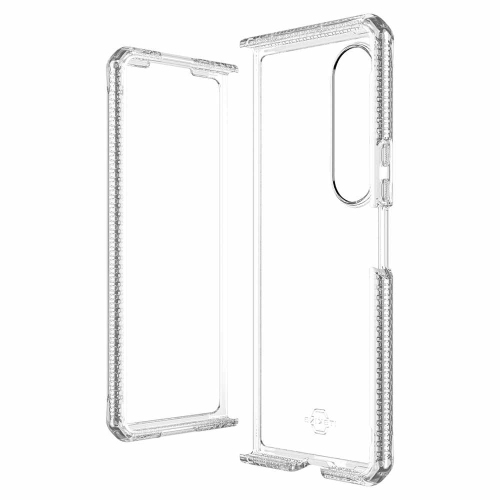 ITSKINS Hybrid_R Clear DropSafe Case Transparent for Samsung Galaxy Z Fold4 Cases SGQ4HBMKCTRSP