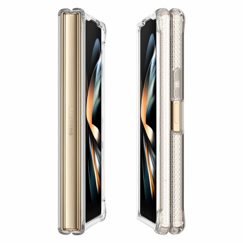 ITSKINS Hybrid_R Clear DropSafe Case Transparent for Samsung Galaxy Z Fold4 Cases SGQ4HBMKCTRSP