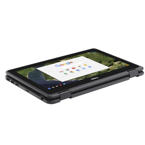Reconditionné-Dell Touchscreen Chromebook 11 3189 2-en-1 Convertible | 11,6" HD | Intel Celeron N3060 double cœur jusqu'à 2,48 GHz | 4 Go | 32 Go eMM