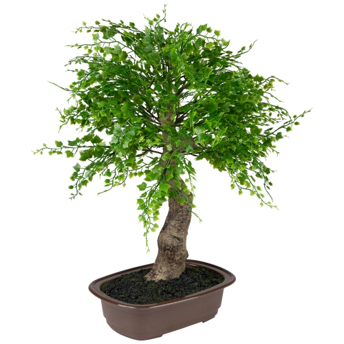 Mini Artificial Bonsai Tree in a Pot - 16"