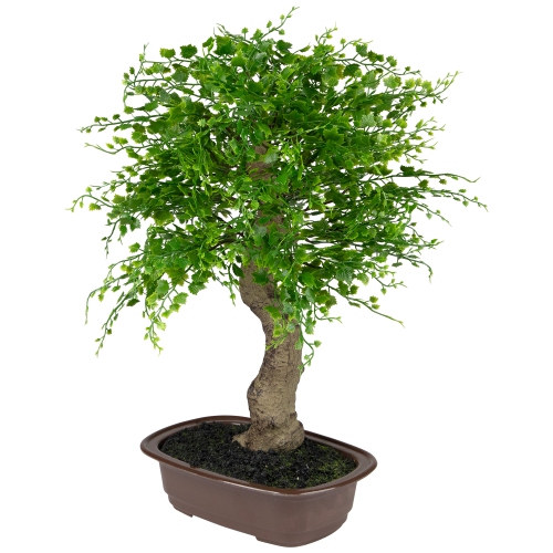 Mini Artificial Bonsai Tree in a Pot - 16"
