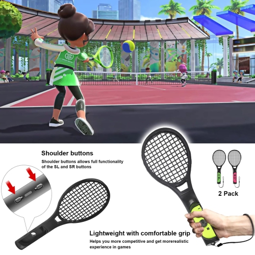 JOUALY Nintendo Switch Accessories Pack, 2022 New 9-in-1 Kit for Nintendo Switch and Switch OLED with Football Leg Strap, Jo