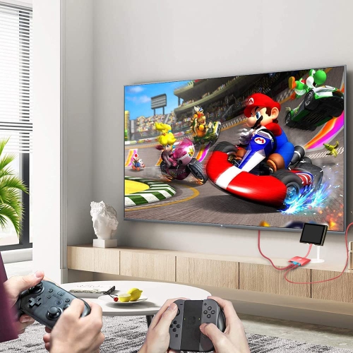 HARIBOL Switch Dock, 4K@60Hz for Nintendo Switch Dock, 1080P@60Hz for Nintendo Switch Docking Station, Mini Switch Dock with