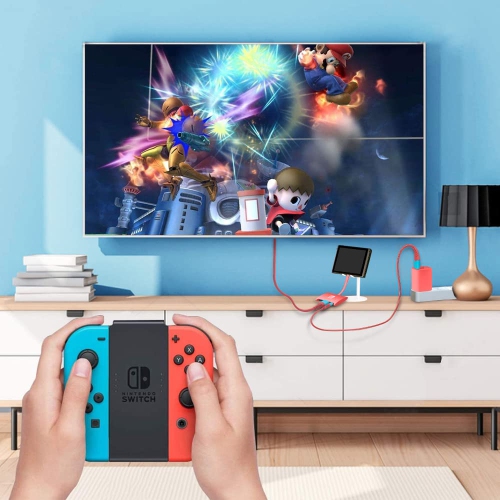 HARIBOL Switch Dock, 4K@60Hz for Nintendo Switch Dock, 1080P@60Hz for Nintendo Switch Docking Station, Mini Switch Dock with