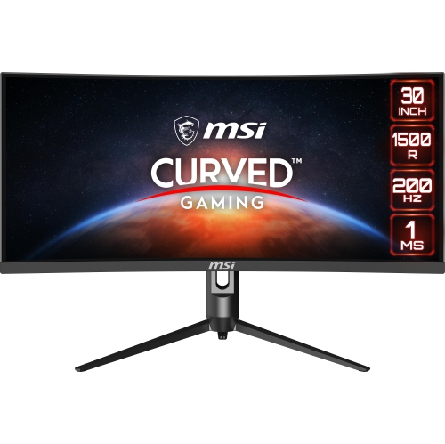 MSI  30" Ultrawide Curved Gaming Monitor, 200Hz, 1Ms, 21:9, Wfhd 2560 X 1080, Va, Tilt, Swivel, Pivot, Height Adjustable, Vesa, Freesync Premium great monitor