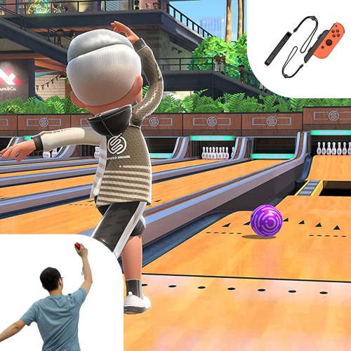 2022 Switch Accessories Bundle Compatible with Nintendo Switch/Switch OLED, Mviioe Switch Bundle with Leg Straps, Tennis Rac